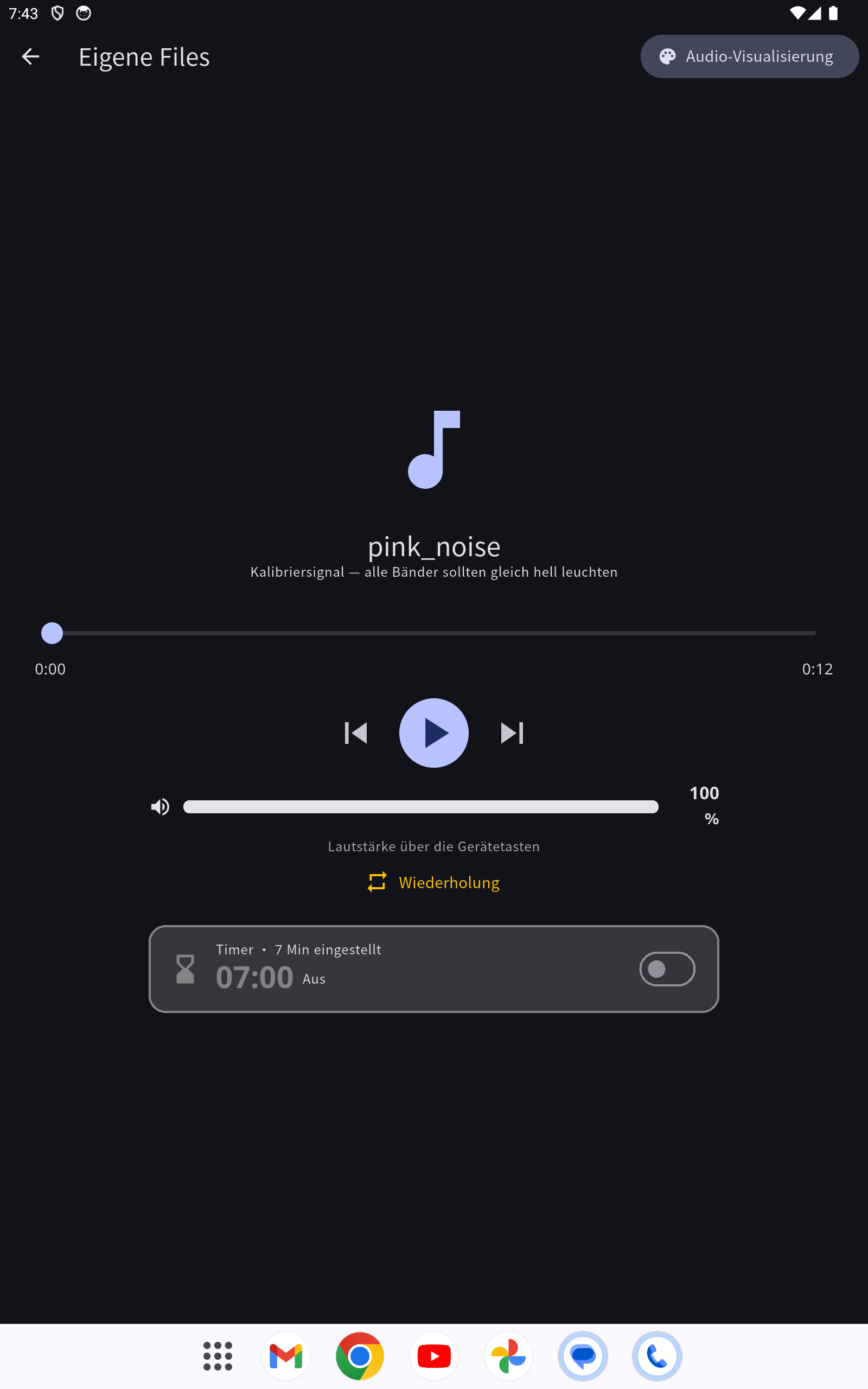 Eigene-Files-Player mit denselben Bedienelementen
